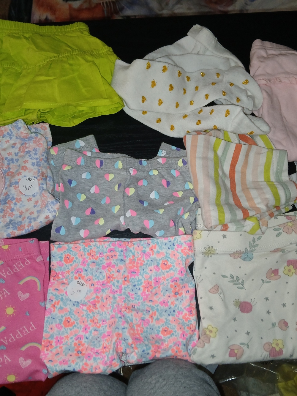 Girls' Multi-Color Mix Pants, Skort And Tights - Assorted Patterns